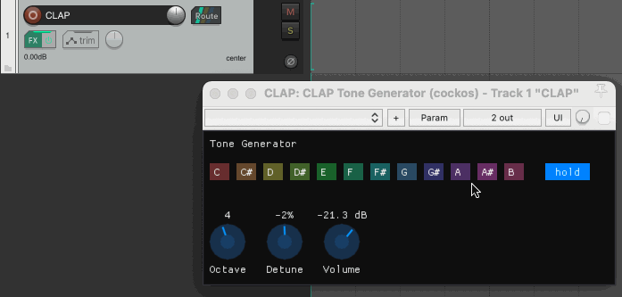 Simple CLAP Example 2