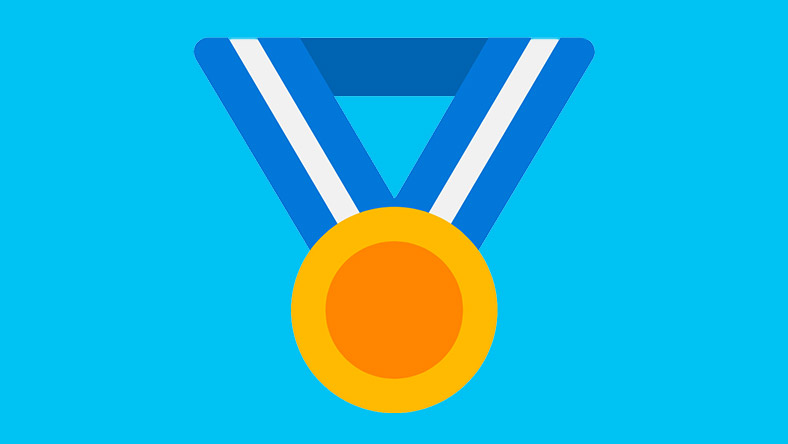 Microsoft Rewards medal.