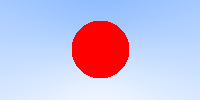 Ray traced sphere